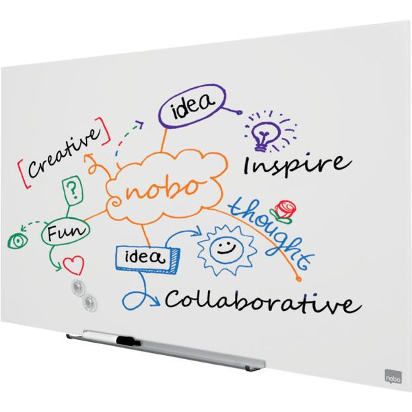 Магнитно-маркерная доска NOBO Diamond Glass Board Magnetic 1905176