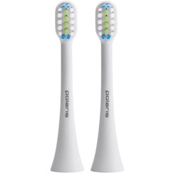 Сменные насадки для щетки POLARIS TBH 0105 M 2 шт. (белый)