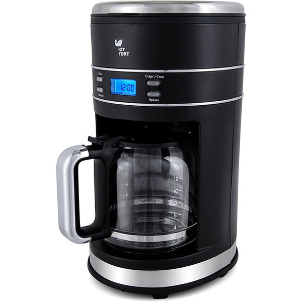 Кофеварка KITFORT KT-704-2 черная