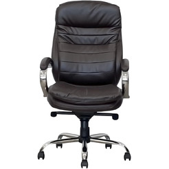 Кресло офисное Situp MIX 750 (MIDO) Chrome (экокожа Dark brown)