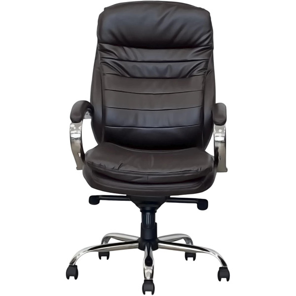 Кресло офисное Situp MIX 750 (MIDO) Chrome (экокожа Dark brown)