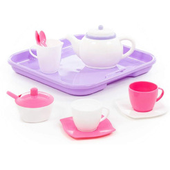 Набор детской посуды Полесье Алиса 58959 (на 2 персоны, в сеточке)