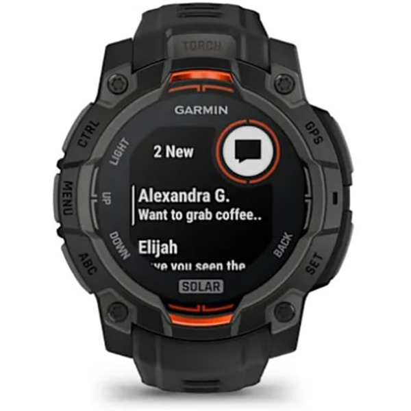 Умные часы Garmin Instinct 3 Solar 45 мм (черный)