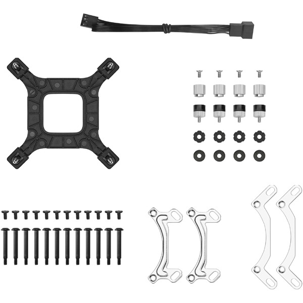 Система жидкостного охлаждения для процессора DeepCool LE360 V2 Zero Dark R-LE360ZERO-BKLNMD-G-1