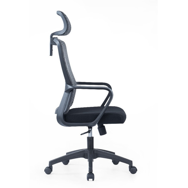 Кресло компьютерное SitZone U-060A сетка/ткань,черный,крестов.пластик, 2шт