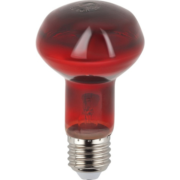 Инфракрасная лампа ЭРА ИКЗК 230-60 R63 Е27 для обогрева животных