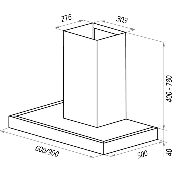 Вытяжка MAUNFELD Roding Slim 60 (нержавеющая сталь)