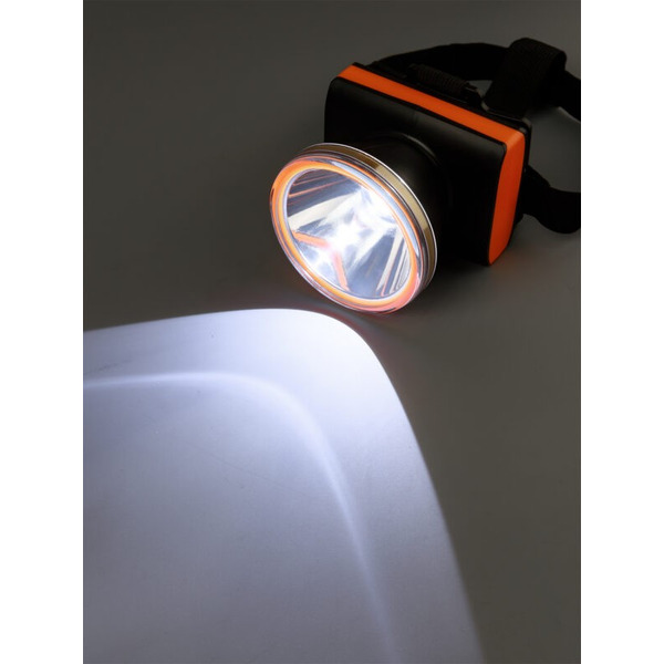 Фонарь TDM «Налобный 15»  аккум., 5 Вт LED, Li-Ion 3,7 В 2,4 А*ч, 300 лм, 230 В