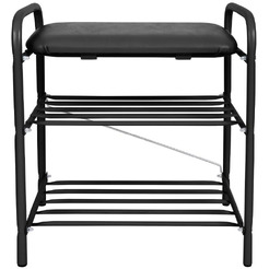 Банкетка NIKA Б1-1/Ч (черный матовый)