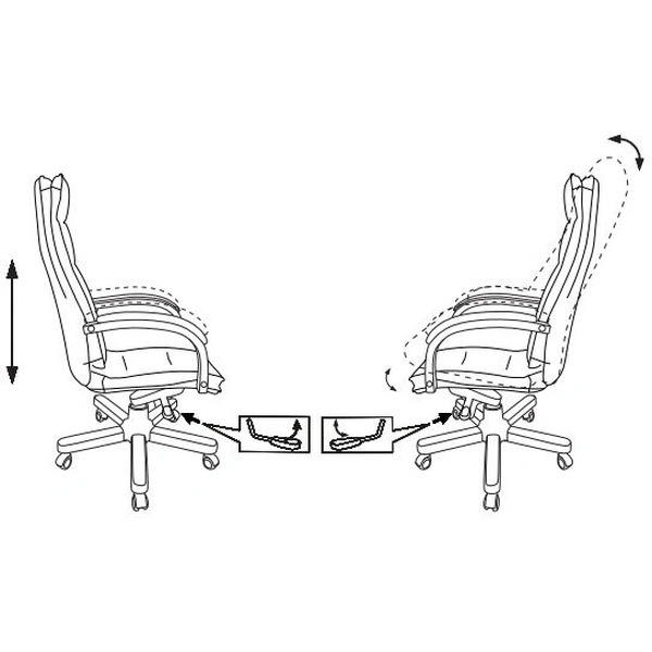 Кресло Бюрократ T-9927WALNUT (слоновая кость)