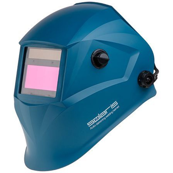 Щиток сварщика с самозатемняющимся светофильтром Solaris ASF520S.MBL (синий)