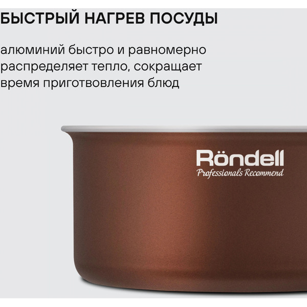 Набор посуды Rondell Kortado RDA-1789