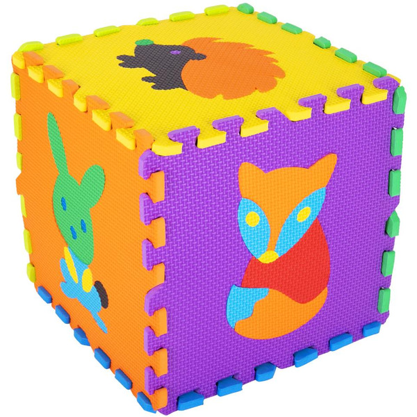 Коврик-пазл напольный ЮНЛАНДИЯ Зверушки 664666