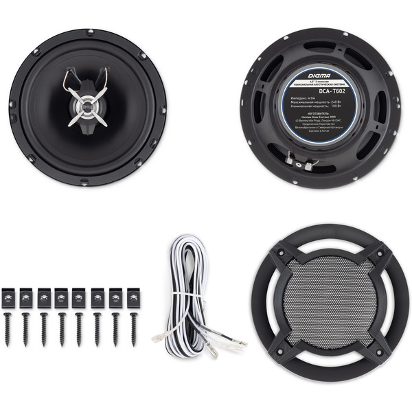 Автоакустика Digma DCA-T602