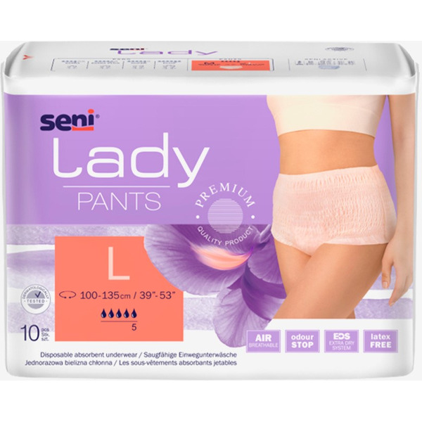 Трусы-подгузники для взрослых Seni Lady Pants Large (10 шт)