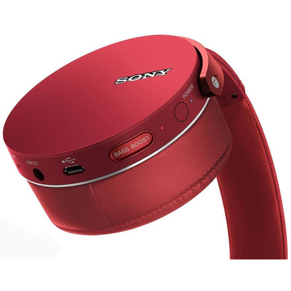 Наушники SONY EXTRA BASS MDR-XB950B1 (Красные)