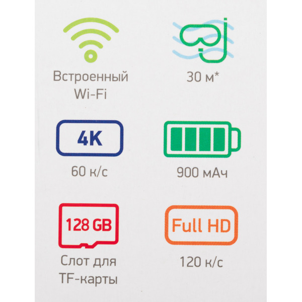 Экшн-камера Digma DiCam 870 (серый)