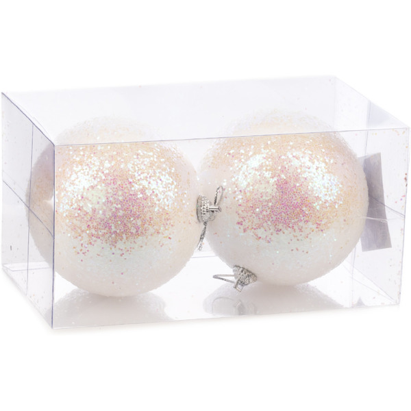 Набор новогодних шаров Ausini JQ-10275/WH