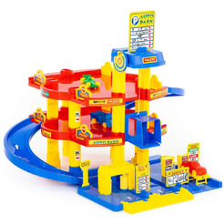 Игровой набор Полесье Паркинг 3-уровневый с автомобилями 37893