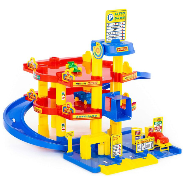 Игровой набор Полесье Паркинг 3-уровневый с автомобилями 37893