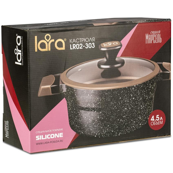 Кастрюля LARA Марсель LR02-303