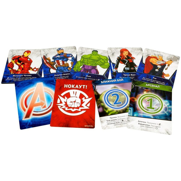 Настольная игра Hobby World Мстители: Битва супергероев