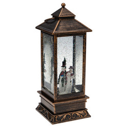 Декоративный фонарь с эффектом снегопада и подсветкой NEON-NIGHT Новый год 501-161