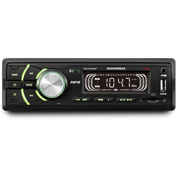 Автомагнитола Soundmax SM-CCR3053F (черный)