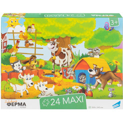 Пазлы детские Dream Makers "Ферма MAXI ", 24 элемента RI2403C