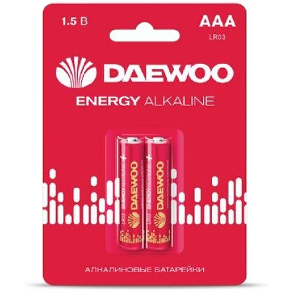 Батарейка Daewoo Energy Alkaline AAA 2 шт. 5029873