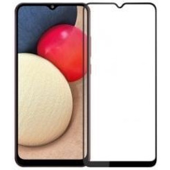 Защитное стекло CASE Full Glue для Samsung Galaxy A02s (черный)