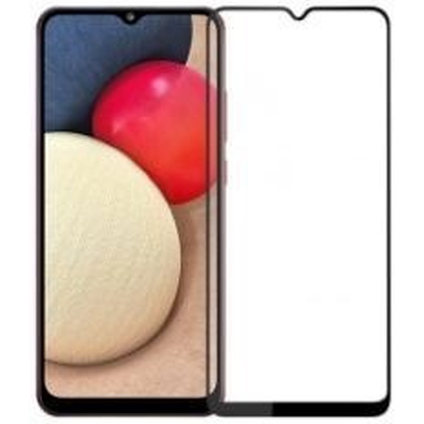 Защитное стекло CASE Full Glue для Samsung Galaxy A02s (черный)