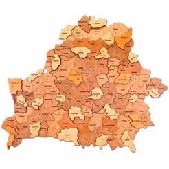 Модель в виде конструктора EWA «Карта Беларуси"(русский)