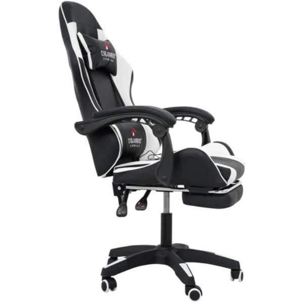 Игровое кресло Calviano 1590 (PU, черный/белый)