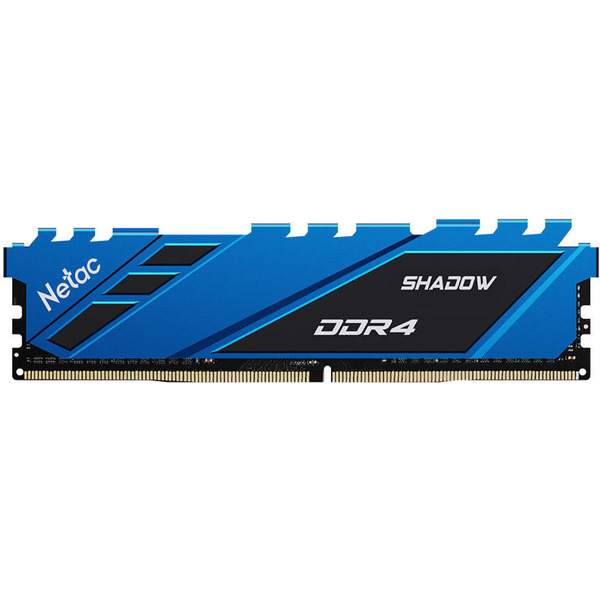Оперативная память Netac Shadow DDR4-3200 8GB C16 Blue NTSDD4P32SP-08B