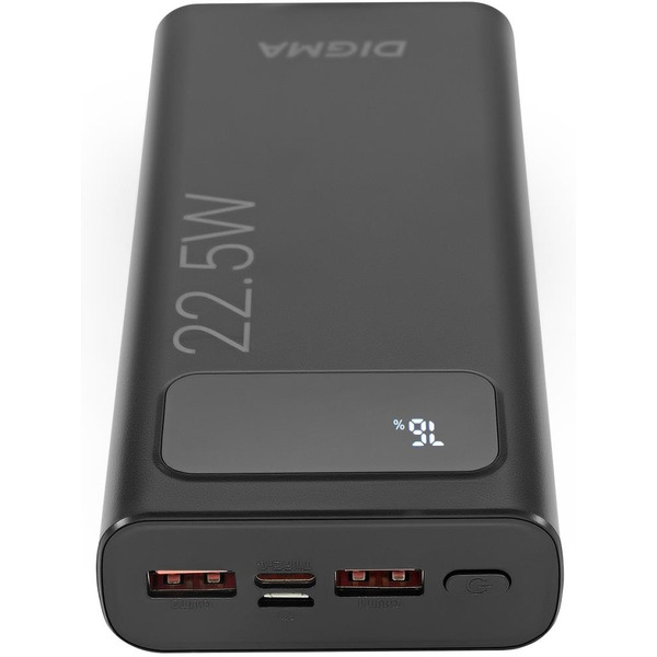 Мобильный аккумулятор Digma DGPF20A 20000mAh (черный)