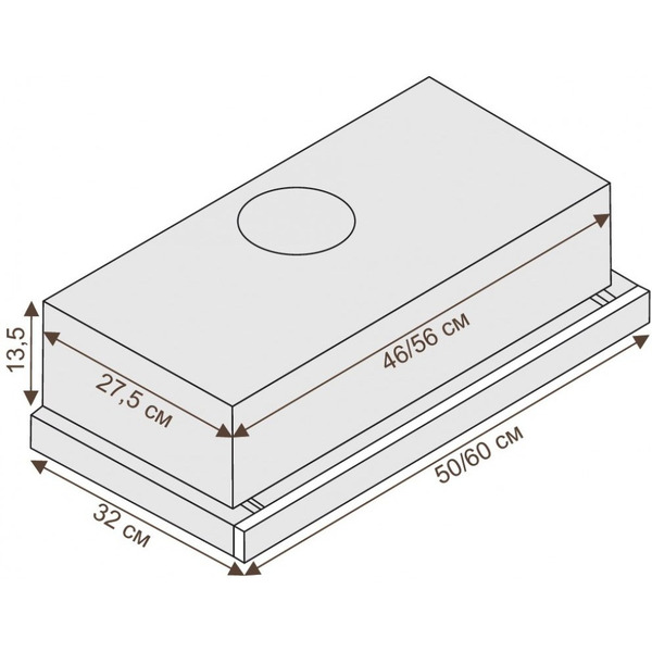 Вытяжка CIARKO SL-SG II 60 Black Glass