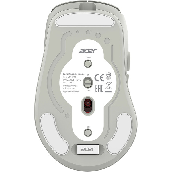 Мышь Acer OMR503 (светло-серый)