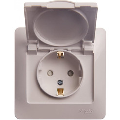 Розетка Systeme Electric Glossa GSL000146 Белый