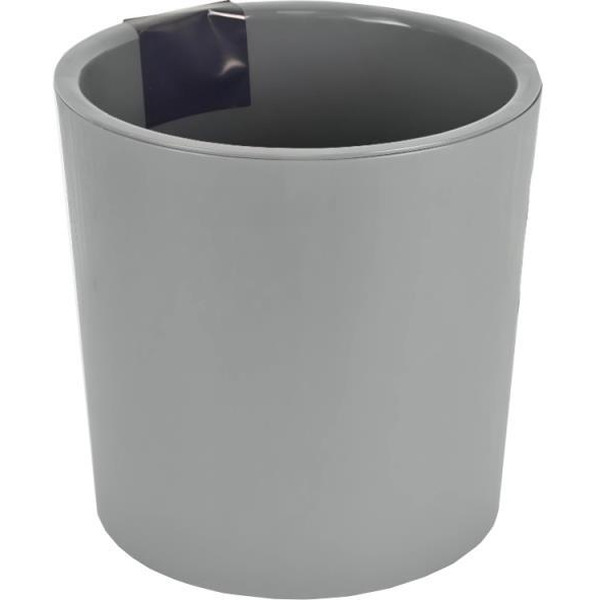 Горшок для цветов с дренажной вставкой Полимербыт Genius 3,9л 4376505