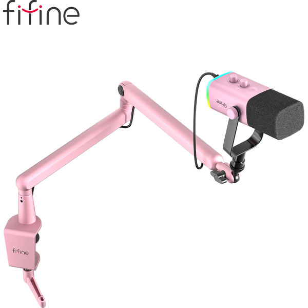 Микрофон FIFINE TAM8 (розовый)