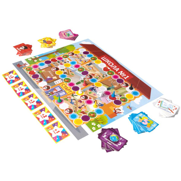 Настольная игра Десятое королевство Викторина первоклассника. Подготовка к школе