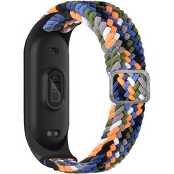 Ремешок Bingo Braided для Xiaomi Mi Band 3/4/5/6 Деним