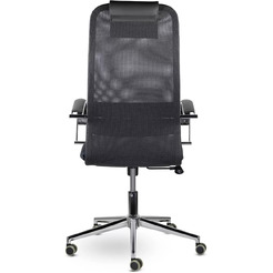 Кресло офисное UTFC Соло хром SoloСН Ср S-0401 (черный)