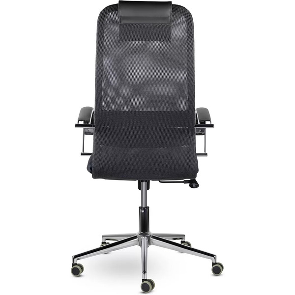 Кресло офисное UTFC Соло хром SoloСН Ср S-0401 (черный)