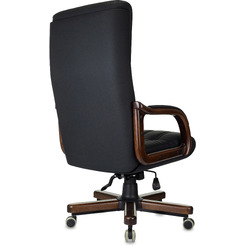 Офисное кресло Бюрократ T-9932Walnut (черный, экокожа)