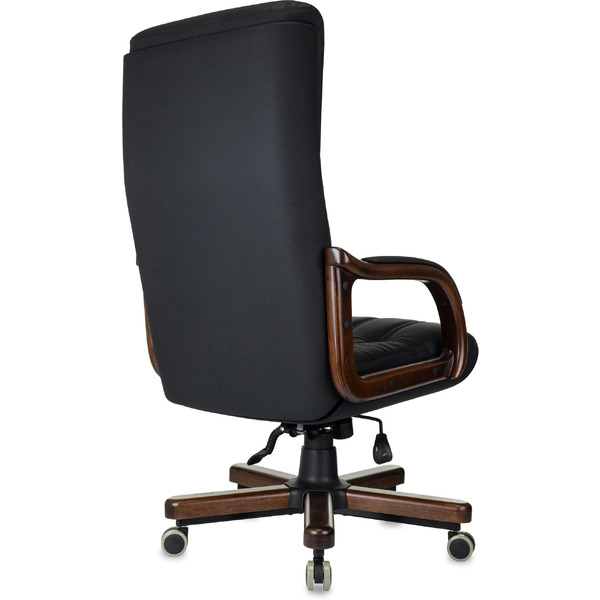 Офисное кресло Бюрократ T-9932Walnut (черный, экокожа)