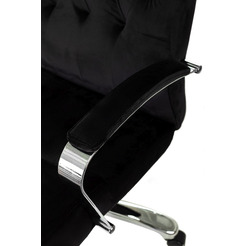 Кресло офисное Бюрократ T-9928SL Fabric (Italia Black/крестовина хром)