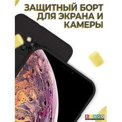Бампер Bingo Liquid TPU для POCO X3/X3 Pro Черный
