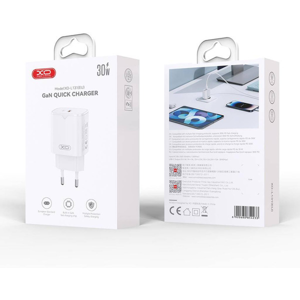 Зарядное устройство XO L131 PD30W